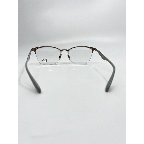 Ray-Ban RB 6345 2921 Eyeglasses Frames Orange Cat Eye Half Rim 54-17-135 H8574 - Picture 4 of 8